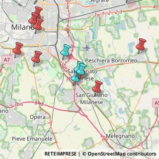 Mappa Via Gramsci Antonio, 20097 San Donato Milanese MI, Italia (5.16538)