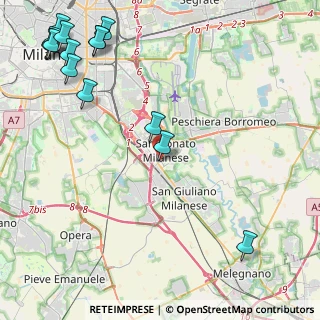 Mappa Via Antonio Gramsci, 20097 San Donato Milanese MI, Italia (6.22)