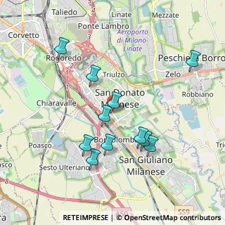 Mappa Via Antonio Gramsci, 20097 San Donato Milanese MI, Italia (1.83364)