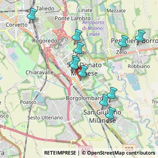 Mappa Via Antonio Gramsci, 20097 San Donato Milanese MI, Italia (1.96727)