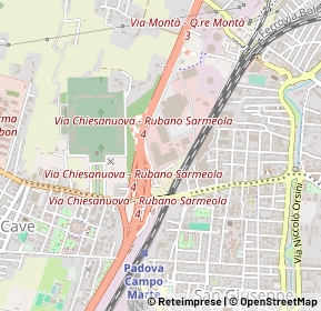 Mappa Via Giuseppe Tassinari, 35136 Padova PD, Italia (0.308)