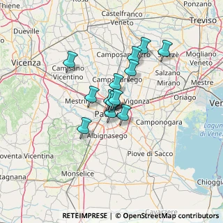 Mappa Via Enrico Scrovegni, 35131 Padova PD, Italia (9.15846)
