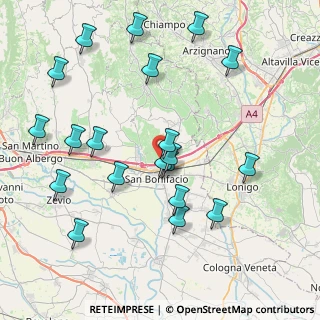 Mappa Quartiere Sante, 37032 Monteforte d'Alpone VR, Italia (8.729)