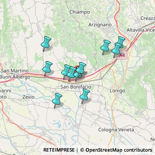 Mappa Quartiere Sante, 37032 Monteforte d'Alpone VR, Italia (5.90545)