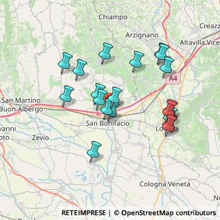 Mappa Q.re Sante, 37032 Monteforte d'Alpone VR, Italia (6.83158)