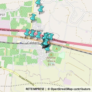 Mappa Via Conti da Prato, 37042 Caldiero VR, Italia (0.512)