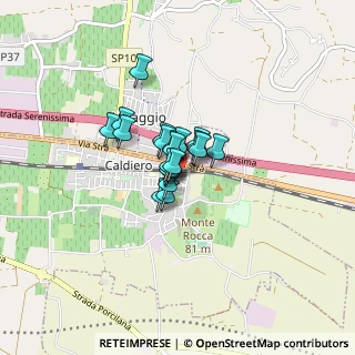 Mappa Via Conti da Prato, 37042 Caldiero VR, Italia (0.4015)
