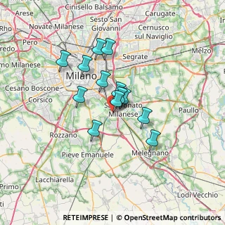 Mappa Via Bagnolo, 20097 San Donato Milanese MI, Italia (4.97308)