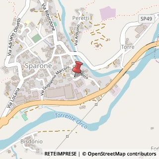 Mappa Vicolo Giuseppe Verdi, 3, 10080 Sparone, Torino (Piemonte)