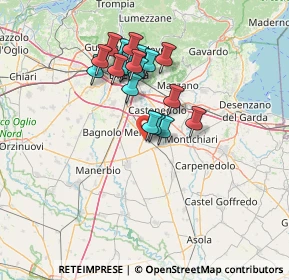 Mappa Via Bagnolo, 25016 Ghedi BS, Italia (11.731)