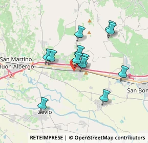 Mappa Via O. Leonardi, 37042 Caldiero VR, Italia (3.09083)