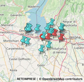 Mappa Via San Martino e Solferino, 46040 Ponti sul Mincio MN, Italia (10.078)