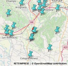 Mappa Via S. Eusebio, 36040 Sarego VI, Italia (9.8995)