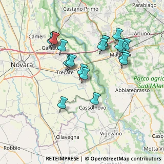 Mappa Via Manzoni, 28065 Cerano NO, Italia (7.0825)