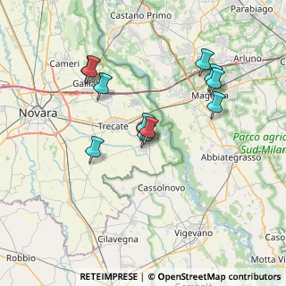 Mappa Via Manzoni, 28065 Cerano NO, Italia (6.72364)