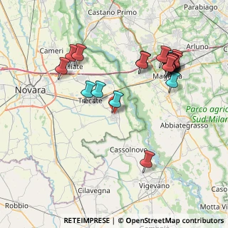 Mappa Via Manzoni, 28065 Cerano NO, Italia (8.486)