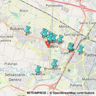 Mappa Via Lamarmora Alessandro, 35030 Caselle PD, Italia (1.5)
