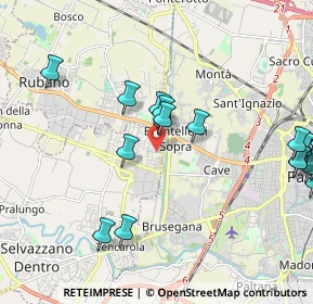 Mappa Via Lamarmora Alessandro, 35030 Caselle PD, Italia (2.701)