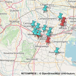 Mappa Via Lamarmora Alessandro, 35030 Caselle PD, Italia (12.75357)