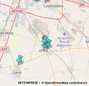 Mappa Via Carbone, 25016 Ghedi BS, Italia (5.56364)