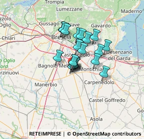 Mappa Via Carbone, 25016 Ghedi BS, Italia (8.361)