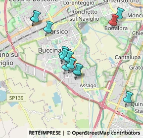 Mappa Via Evangelista Torricelli, 20090 Buccinasco MI, Italia (1.71)