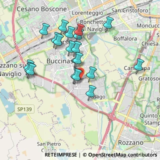 Mappa Via Evangelista Torricelli, 20090 Buccinasco MI, Italia (1.855)