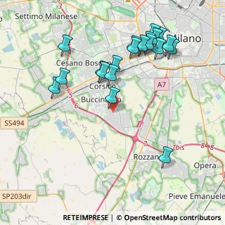 Mappa Via Evangelista Torricelli, 20090 Buccinasco MI, Italia (4.3955)