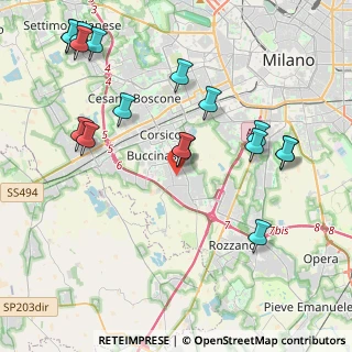 Mappa Via Evangelista Torricelli, 20090 Buccinasco MI, Italia (4.83059)