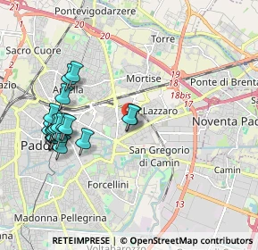 Mappa Via Colonnello de Cristoforis, 35129 Padova PD, Italia (2.1015)