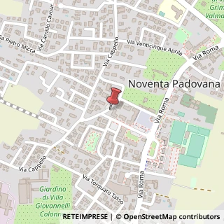 Mappa Via Giacomo Leopardi, 19, 35027 Noventa Padovana, Padova (Veneto)
