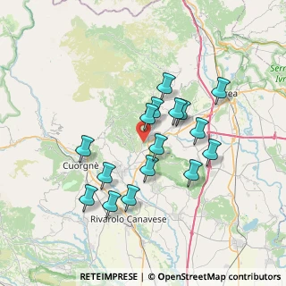 Mappa Via Pramarzo, 10080 Baldissero Canavese TO, Italia (6.39)