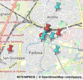 Mappa Via Bettiol, 35137 Padova PD, Italia (0.77182)