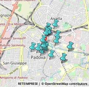 Mappa Via Bettiol, 35137 Padova PD, Italia (0.585)