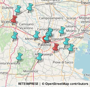 Mappa Via Bettiol, 35137 Padova PD, Italia (14.66143)