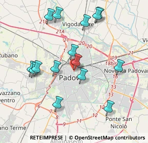 Mappa Via Bettiol, 35137 Padova PD, Italia (4.00267)