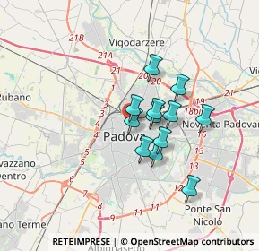 Mappa Via Bettiol, 35137 Padova PD, Italia (2.43333)