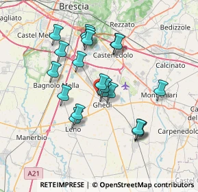 Mappa Via Brescia, 25016 Ghedi BS, Italia (6.3795)