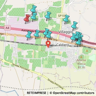 Mappa Via Marinetti, 37042 Caldiero VR, Italia (1.142)