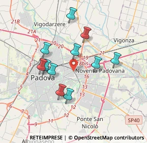 Mappa Piazza Giovanni XXIII Papa, 35129 Padova PD, Italia (3.24)