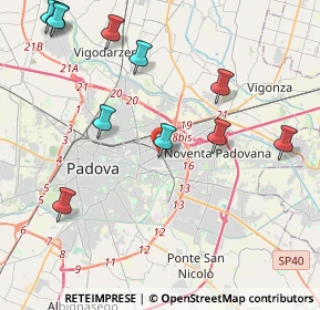 Mappa Piazza Giovanni XXIII Papa, 35129 Padova PD, Italia (4.95545)