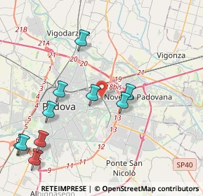 Mappa Piazza Giovanni XXIII Papa, 35129 Padova PD, Italia (5.1)