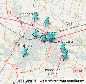 Mappa Piazza Giovanni XXIII Papa, 35129 Padova PD, Italia (2.72182)