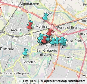 Mappa Piazza Giovanni XXIII Papa, 35129 Padova PD, Italia (0.89222)