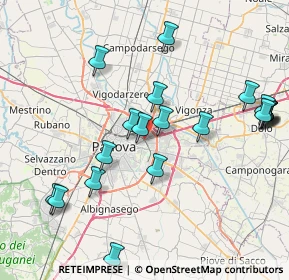 Mappa Piazza Giovanni XXIII Papa, 35129 Padova PD, Italia (8.852)