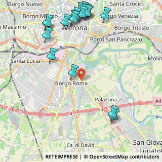 Mappa Via Alfonsine, 37134 Verona VR, Italia (2.9085)