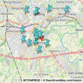 Mappa Via Alfonsine, 37134 Verona VR, Italia (1.79333)