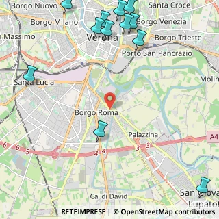 Mappa Via Alfonsine, 37134 Verona VR, Italia (3.165)