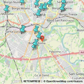 Mappa Via Alfonsine, 37134 Verona VR, Italia (2.80688)