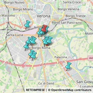 Mappa Via Alfonsine, 37134 Verona VR, Italia (1.36118)